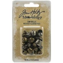 Tim Holtz Idea-Ology Tiny Metal Bells 30/Pkg