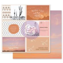 Prima Golden Desert Cardstock 12X12 - Wish You Were Here UTGENDE