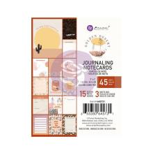 Prima Journaling Cards 3X4 45/Pkg - Golden Desert UTGENDE