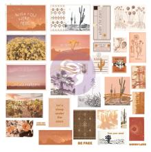 Prima Cardstock Ephemera 30/Pkg - Golden Desert UTGENDE