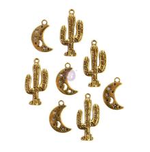 Prima Metal Charms 8/Pkg - Golden Desert UTGENDE