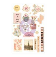 Prima Wood Embellishments 15/Pkg - Golden Desert UTGENDE