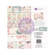 Prima Double-Sided Paper Pad 8X8 30/Pkg - With Love By Frank Garcia UTGENDE