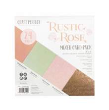 Tonic Studios Craft Perfect 6x6 Card Pack - Rustic Rose 9404E