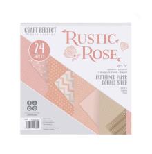 Tonic Studios Craft Perfect 6x6 Card Pack - Rustic Rose 9382E