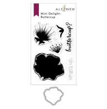 Altenew Mini Delight Stamp &amp; Die Set - Buttercup