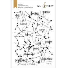 Altenew Clear Stamps 6X8 - Splatter Constellations