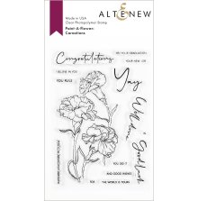 Altenew Paint A Flower - Carnations Outline