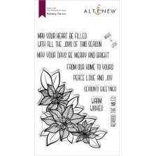 Altenew Clear Stamps 4X6 - Holiday Flower