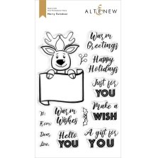 Altenew Clear Stamps 4X6 - Merry Reindeer
