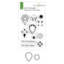 Altenew Mini Delight Stamp &amp; Die Set - Precious Florette