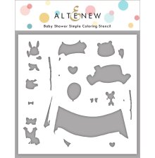 Altenew Stencil 6X6 - Baby Shower