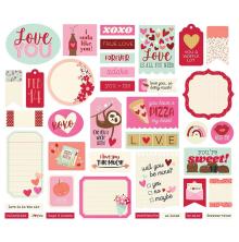 Simple Stories Bits &amp; Pieces Die-Cuts 39/Pkg - Sweet Talk Journal UTGENDE