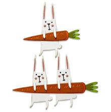 Tim Holtz Sizzix Thinlits Dies - Carrot Bunny 665213