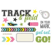 Simple Stories Simple Page Pieces - Track &amp; Field