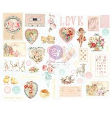 Prima Chipboard Stickers 44/Pkg - Magic Love UTGENDE