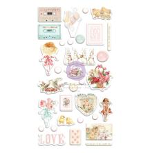 Prima Puffy Stickers 32/Pkg - Magic Love UTGENDE