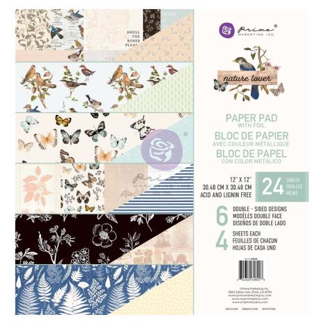 Prima Double-Sided Paper Pad 12X12 24/Pkg - Nature Lover
