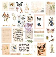 Prima Cardstock Ephemera 38/Pkg - Nature Lover Shapes UTGENDE