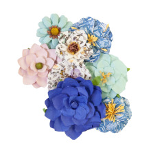 Prima Nature Lover Mulberry Paper Flowers 8/Pkg - Nature Lover UTGENDE