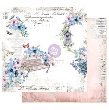 Prima Watercolor Floral Cardstock 12X12 - Watercolor Cards UTGENDE