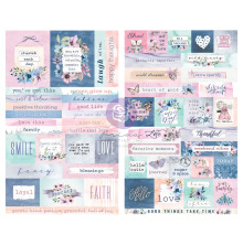 Prima Stickers 2/Sheets - Watercolor Floral UTGENDE