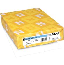 Neenah 80lb Classic Crest Cardstock 8.5X11 250/Pkg - Solar White