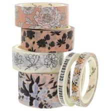 Teresa Collins Washi Tape 6/Pkg - Faves 3