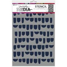 Dina Wakley MEdia Stencils 9X6 - Bumps