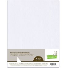 Lawn Fawn Cardstock - Woodgrain White