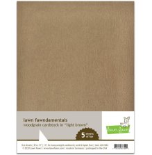 Lawn Fawn Cardstock - Woodgrain Light Brown