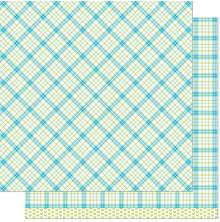 Lawn Fawn Perfectly Plaid Remix Paper 12X12 - Ivy Remix