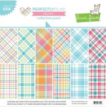 Lawn Fawn Collection Pack 12X12 - Perfectly Plaid Remix