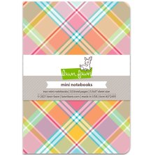 Lawn Fawn Mini Notebooks 3.5X5 2/Pkg - Perfectly Plaid Remix