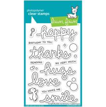 Lawn Fawn Clear Stamps 4X6 - Scripty Bubble Sentiments LF2502