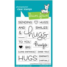 Lawn Fawn Clear Stamps 3X4 - Long Distance Hugs LF2510