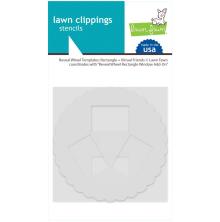 Lawn Fawn Templates - Reveal Wheel Rectangle/Virtual Friends LF2521