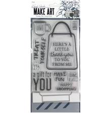 Wendy Vecchi Make Art Stamp Die &amp; Stencil Set - Lets Shop