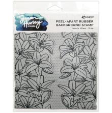 Simon Hurley create. Background Stamp 6X6 - Lovely Lilies