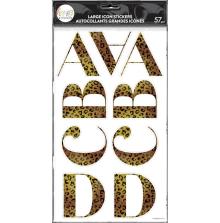 Me &amp; My Big Ideas Happy Planner Alphabet Icon Stickers - Cheetah UTGENDE