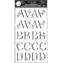 Me &amp; My Big Ideas Happy Planner Alphabet Icon Stickers - Sophisticated Florals U