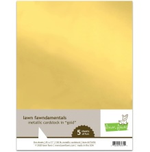 Lawn Fawn Cardstock - Metallic Gold