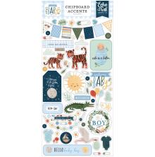 Echo Park Welcome Baby Boy Chipboard 6X13 - Accents