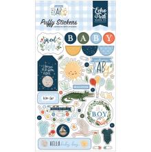 Echo Park Puffy Stickers - Welcome Baby Boy