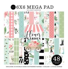 Carta Bella Double-Sided Mega Paper Pad 6X6 - Flower Garden