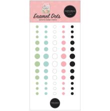 Carta Bella Adhesive Enamel Dots 60/Pkg - Flower Garden