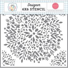 Carta Bella Summer Stencil 6X6 - Floral Bunch