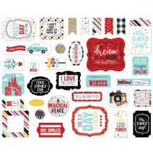 Echo Park A Magical Place Cardstock Die-Cuts 33/Pkg - Ephemera