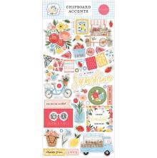 Carta Bella Summer Chipboard 6X13 - Accents UTGENDE