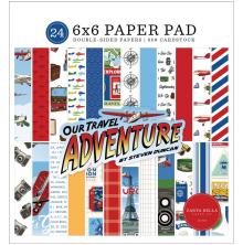 Carta Bella Double-Sided Paper Pad 6X6 - Our Travel Adventure